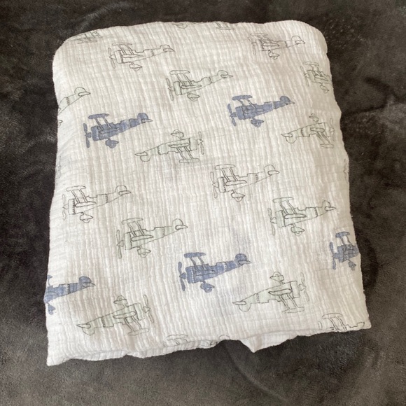 aden + anais Other Aden Anais Crib Sheet 0 Cotton Muslin Airplanes